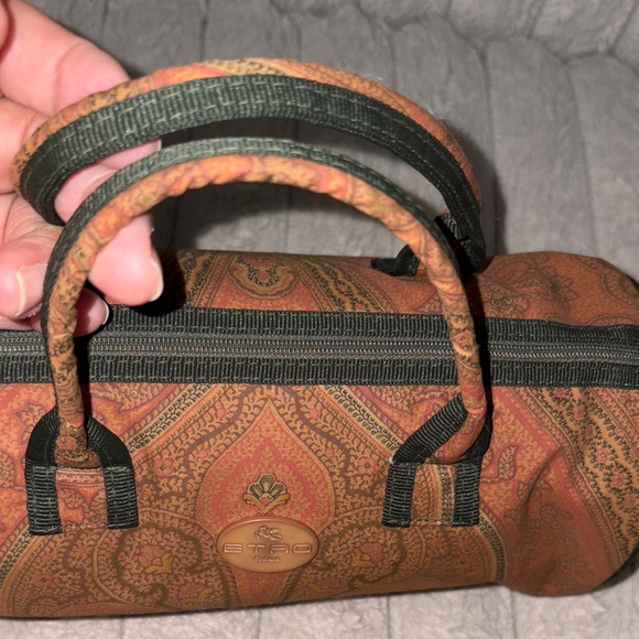 Etro Women's Brown Paisley Travel Bag - Picture 3 of 7